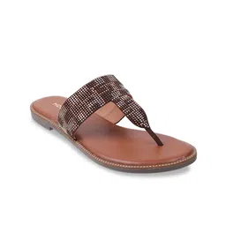 Mochi Embellished Open Toe Flats-13