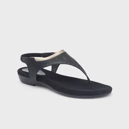 Sole To Soul Women Textured Open Toe Flats-37