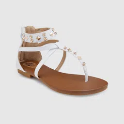 Sole To Soul Embellished Open Toe Flats-picture-39