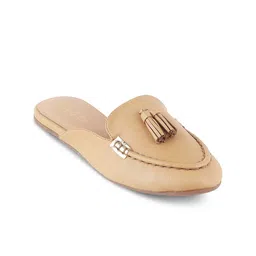 Tresmode Round Toe Tasselled Mules-picture-48