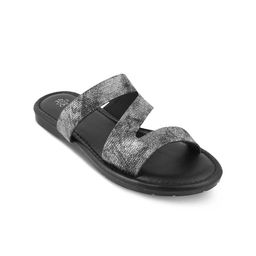 Tresmode Textured Strappy Open Toe Flats-2