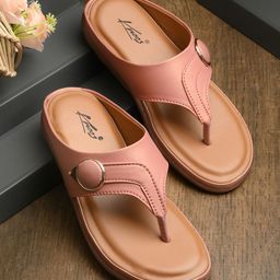 knoos Buckles Open Toe T-Straps Flats-43