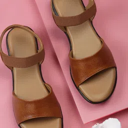 AROOM Women Slip-On Open Toe Flats-image-69