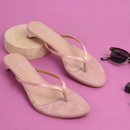 Mochi Women Textured Open Toe Flats-11