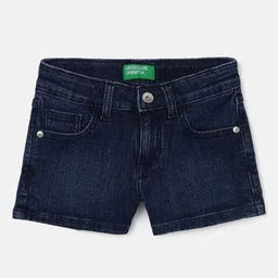 United Colors of Benetton Girls Mid-Rise Denim Shorts-picture-23