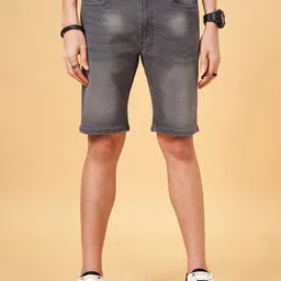 SF JEANS by Pantaloons Men Washed Denim Shorts-image-21