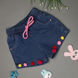 V-Mart Girls Mid-Rise Denim Shorts-image-43