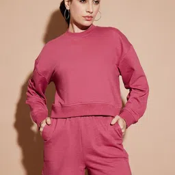 Nun Cropped sweatshirt & Shorts Co-ords-picture-37