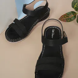 Get Glamr Laser Cut Open Toe Flats-51