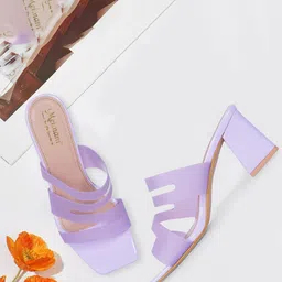 MEHNAM Women Open Toe Block Sandals-30