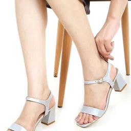 Elevato Basics Women Open Toe Block Heels Sandals-15