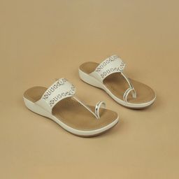 Ozuri Wedge Peep Toes with Laser Cuts-50