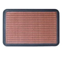 LUXEHOME INTERNATIONAL Red Solid Anti-Skid Doormats-picture-57