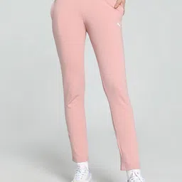 Puma Women Basic Open Hem Slim Fit Cotton Pants-11