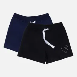 Bodycare Kids Girls Pack Of 2 Mid-Rise Cotton Shorts-picture-33