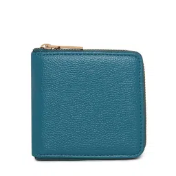 KLEIO Vegan Solid Zip Around Wallet-39