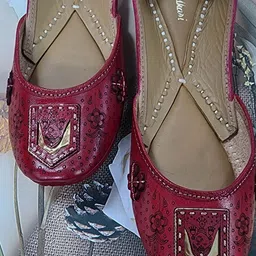 Fulkari Women Ethnic Mojaris Flats-picture-28