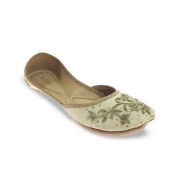 Fulkari Embellished Leather Mojaris-image-85