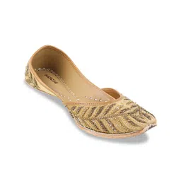 Mochi Embellished Round Toe Mojaris-image-42