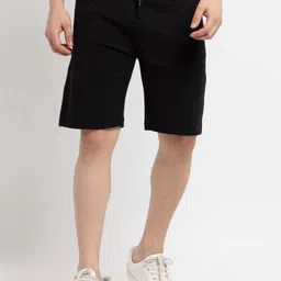 Status Quo Men Black Cotton Shorts-image-29