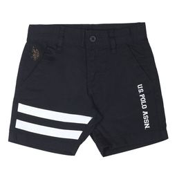 U.S. Polo Assn. Kids Boys Striped Slim Fit Pure Cotton Shorts-picture-19