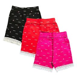 BAESD Girls Pack Of 3 Slim Fit Mid-Rise Typography Printed Shorts-image-46