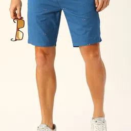 Mast & Harbour Men Conversational Printed Slim Fit Shorts-picture-26