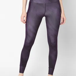 ASICS Training Graphic Women Violet Solid Ankle-Length Tights-image-21