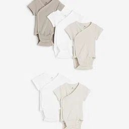H&M Infant Boys 5-Pack Cotton Bodysuits-picture-46