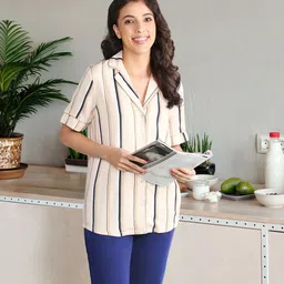 Triumph Women Beige Lounge Tshirts-image-65