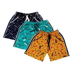 BAESD Boys Pack Of 3 Printed Cotton Shorts-image-20