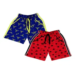 BAESD Boys Pack Of 2 Printed Cotton Shorts-image-68