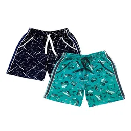 BAESD Boys Pack Of 2 Printed Cotton Shorts-image-66