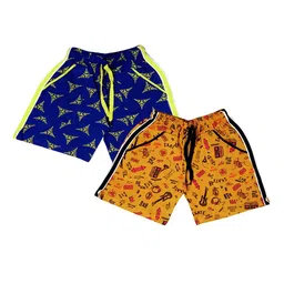 BAESD Boys Pack Of 2 Printed Cotton Shorts-image-76