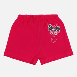 Bodycare Kids Girls Printed Mid-Rise Cotton Shorts-image-95