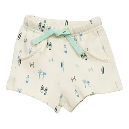 KIABI Boys Conversational Printed Cotton Shorts-picture-10