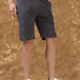 THINC Men Conversational Printed Pure Cotton Shorts-picture-18