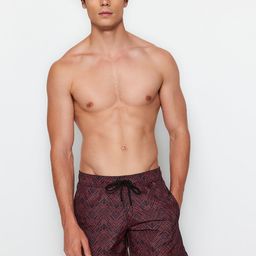 Trendyol Men Floral Printed Shorts-image-40