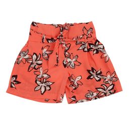 Tiny Girl Girls Peach-Coloured Floral Printed Shorts-image-36