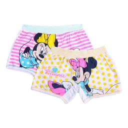 Bodycare Kids Girls Pack Of 2 Assorted Minnie Mouse Printed Cotton Shorts-picture-32