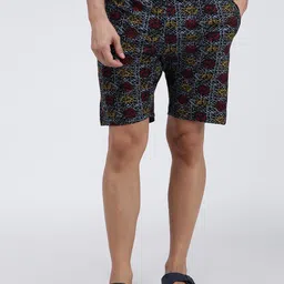 AMUL COMFY Men Assorted Abstract Printed Cotton Shorts-23