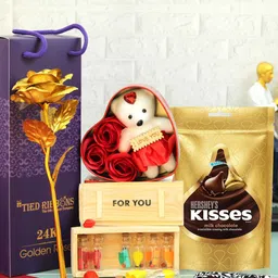 TIED RIBBONS Set Of 5 Valentine Day Special Gift Hamper-54