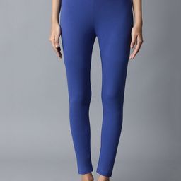 elleven Women Blue Solid Tights-image-62