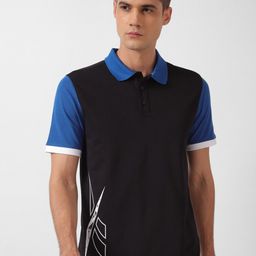 Reebok Colourblocked Polo Collar Short Sleeves T-Shirt-image-85