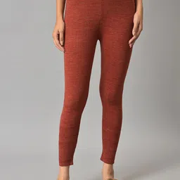 AURELIA Women Ankle-Length Acrylic Leggings-image-32