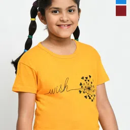 BAESD Girls Pack Of 3 Graphic Printed Cotton T-Shirts-picture-41