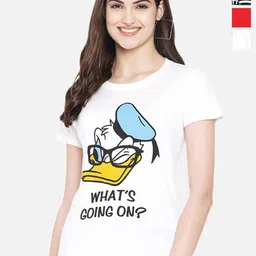 Fabflee Pack Of 3 Donald Duck Printed Cotton T-shirts-image-67