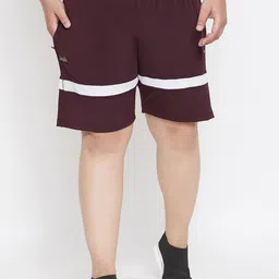 bigbanana Men Plus Size Mid-Rise Training & Gym Rapid-Dry Shorts-image-89