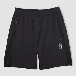 DeFacto Men Mid Rise Sports Shorts-image-88