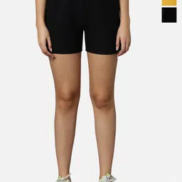Omtex Women Pack Of 3 Mid-Rise Sports Shorts-picture-49